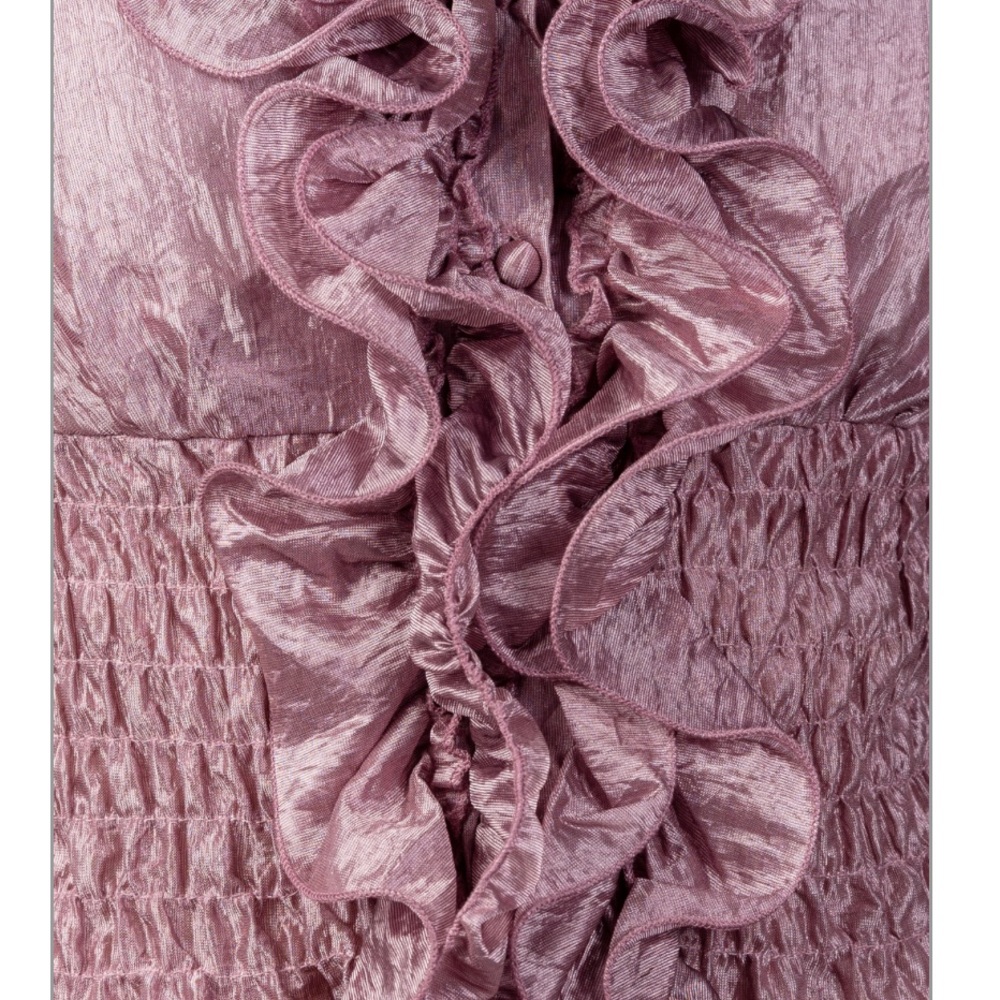 Blush Ruffle Front Sleeveless Top⭐️⭐️ - Picture 3 of 5